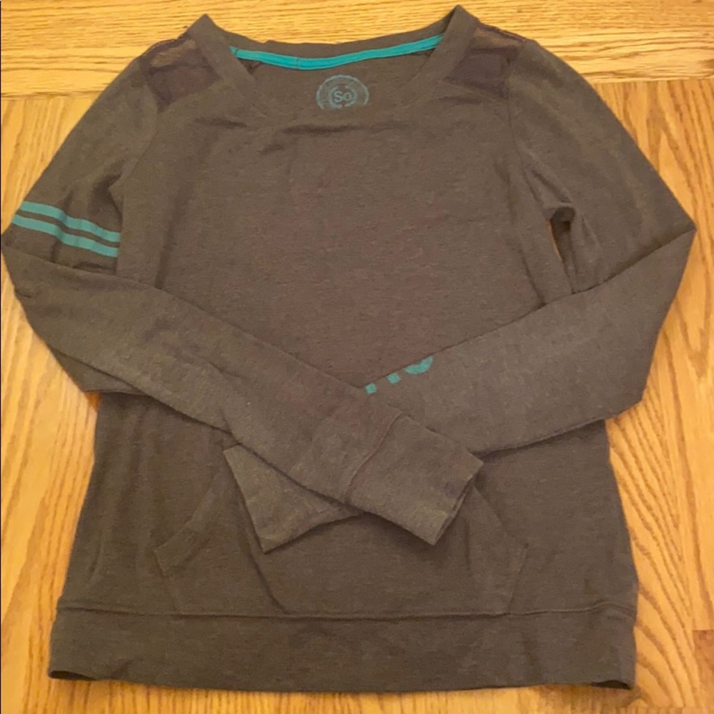 Grey Pullover Long Sleeve